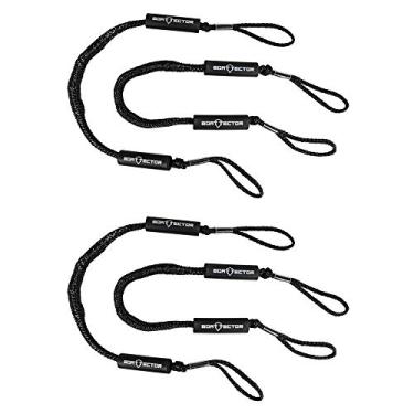 Imagem de Extreme Max 3006.3279 BoatTector Bungee Dock Line Value 4-Pack - 15,4 cm, Preto