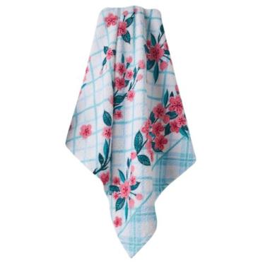 Imagem de Toalha felpuda de banho estampa sakura 70cm x 135cm lepper