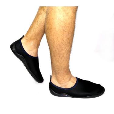 Imagem de Sapatilha Náutica Aquática Neoprene Pesca Praia Bike Esportes Unissex 