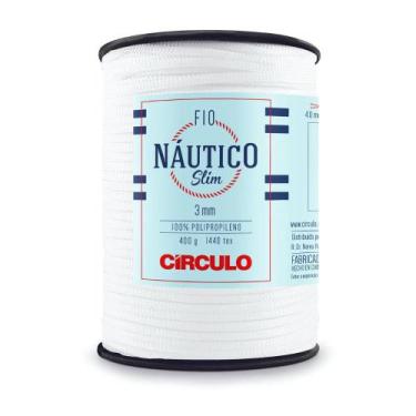 Imagem de Fio Náutico Slim 3mm - Circulo, 8001 - Branco