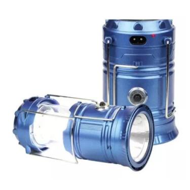 Imagem de Lampião Led Luminaria Lanterna Recarrega Bivolt 110/220v Usb - Império