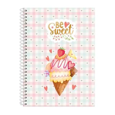 Imagem de Caderno Feminino Colegial Capa Dura 1 Matéria Doçura Be Sweet