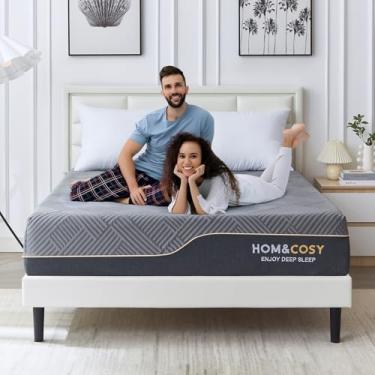 Imagem de WEUP Colchão de espuma viscoelástica firme de 30 cm, colchão de chá verde de gel refrescante de luxo para sono frio, alívio de pressão, sem fibra de vidro, certificado CertiPUR-US, feito nos EUA 199 x