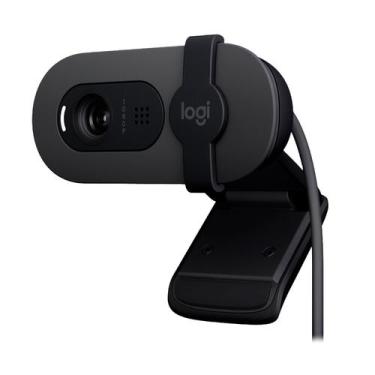 Imagem de Webcam Logitech Brio 100 - Grafite (960-001586), preto