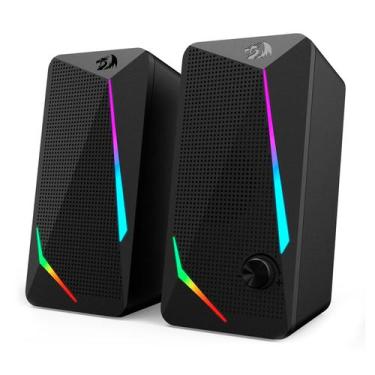 Imagem de Caixa de Som Redragon Waltz GS510 USB P2 Auxiliar RGB, preto