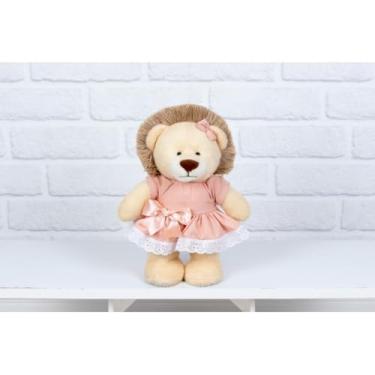 Imagem de PELUCIA SAFARI LEÃO AMORE 25 CM - PARA DECORAÇÃO/VESTIDO COM LESE (cáqui liso)