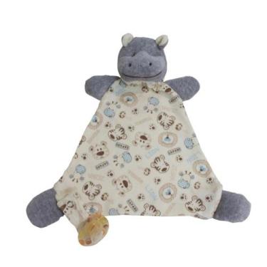 Imagem de Naninha Bebê Cheirinho Porta Chupeta com guizo e prendedor de chupeta 