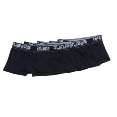 Imagem de kit 5 Cueca boxer box infantil preta - D.Liankes