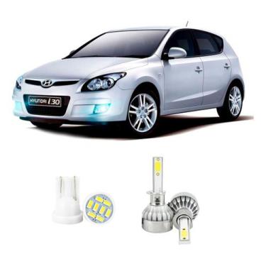Imagem de Lampada Led Farol Baixo Hyundai I30 2009 A 2013 20000lm - V10, Branco