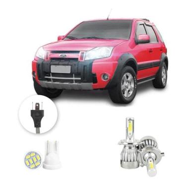 Imagem de Lampadas Led Ford Ecosport 2008 A 2010 H4 20000lm - V10, Branco