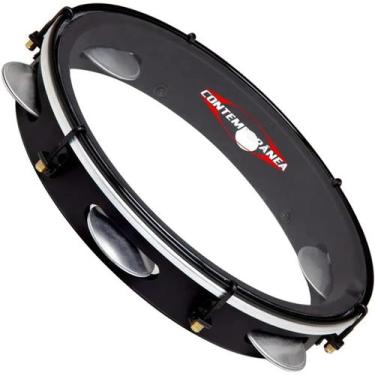 Imagem de Pandeiro Contemporânea Light 10 Profissional 82lbk Nylon Transparente 