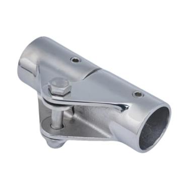 Imagem de Pegciuho Conector de tubo de barco, corrimão de dobradiça, encaixe de tubo para vela, iate, ancoragem, Diâmetro Do Furo 25