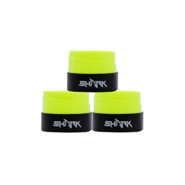 Imagem de Overgrip Raquete Pro Beach Tennis Shark - Pack 03 Unidades, Amarelo