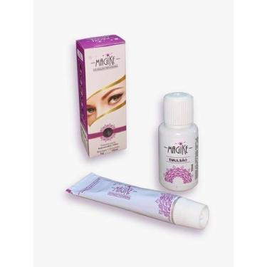 Imagem de Tintura Sobrancelha Coloracao Profissional Tinta Cilio Magik - Magike