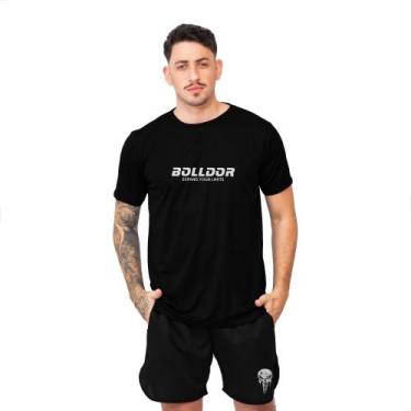 Imagem de Conjunto Camisa E Bermuda Dry Fit Academia Caveira J V2 - BOLLDOR, XG,