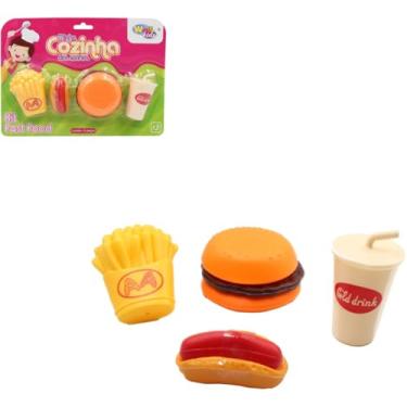 Imagem de Kit Fast Food, Wellmix, 4 peças