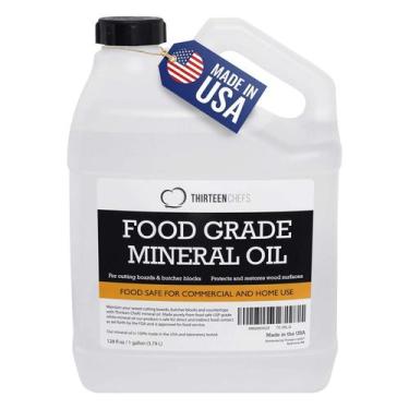 Imagem de Óleo mineral de qualidade alimentar Treze Chefs 3,8 L para madeira - T