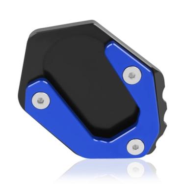 Imagem de Almofada de suporte de motocicleta ampliador de extensão lateral de substituição para BMW F750GS F850GS 2018-2025 F850GS Adventure 2019-2025 Extensor de pedal de placa de suporte de pé (azul)