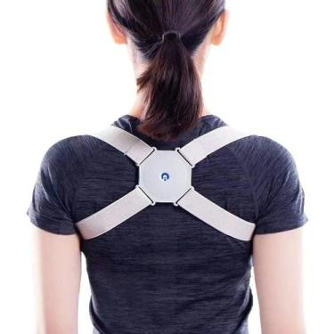 Imagem de Corretor de postura, sensor inteligente, suporte para clavícula trasei