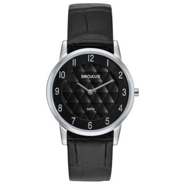 Imagem de Relógio Seculus 23725G0SVNC3 Couro Crocodilo