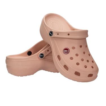 Imagem de Sandalia Feminina CORFLY Babuche Chinelo Ortopedico Confortavel Antiderrapante Eva Leve Macio Respiravel Para Uso Diario Praia Casa Jardim (Nude, Adulto, 35, Faixa Numérico, BR, 36, M)