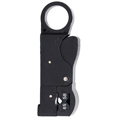 Imagem de Fafeicy Ferramenta de Decapagem de Cabo Coaxial de Nível Profissional Com Chave Sextavada para RG58 RG59 RG62 RG3C RG4C Design Ergonômico Leve para Eletricistas e Técnicos