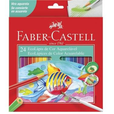 Imagem de Lapis De Cor Com 24 Cores Aquarelavel Faber Castell