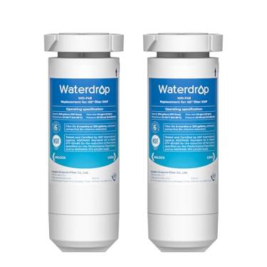 Imagem de Filtro de água de geladeira com certificação GE XWF NSF da Waterdrop, substituição para GE XWF (WR17X30702), aplicável a modelos a partir de GDE25, GFE26, GNE25, GNE27, GYE18, pacote com 2 (embalagem pode variar)