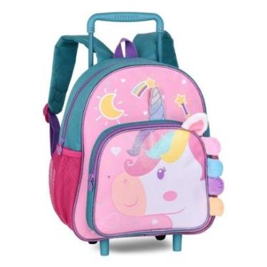 Imagem de Mochila de Rodinha Creche Infantil Unicórnio-Feminino