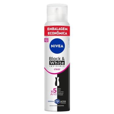 Imagem de Desodorante Nivea Aerosol Black White Clear 200ml