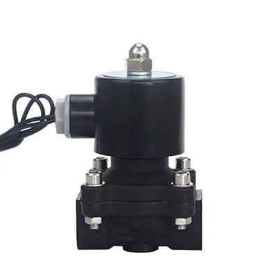 Imagem de Válvula solenoide elétrica de plástico AC220V DN15 DN20 DN25 DN32 DN40 DN50 N/C para água óleo ar CC 12V/24V 1 peça (24v-tipo comum, DN8)