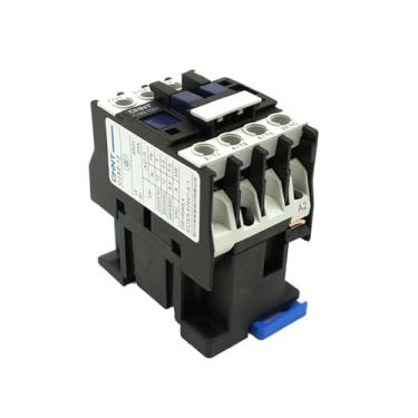 Imagem de Contator CA CJX2-1201 1NC CJX2-1210 1NO 50Hz 12A Tensão da bobina do contator AC220V AC380V AC110V AC36V CA 24V LC1-D12(CJX2-1210 AC110V)
