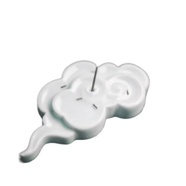 Imagem de Queimador de incenso Xiangyun suporte de incenso para animais de estimação suporte de incenso para mesa de chá linha de madeira de ágar sândalo forno de cerâmica Feng Shui ornamentos incensário