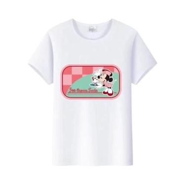 Imagem de Camiseta Feminina Engraçada Com Estampa Do Mickey Mouse, Camiseta De A
