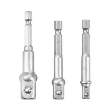 Imagem de Adaptador De Soquete De Aço Cromo Vanádio 1/4 3/8 1/2 Polegada Extensã