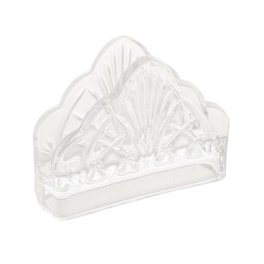 Imagem de Porta Guardanapos de Cristal Dublin Transparente 13x9,5cm Lyor