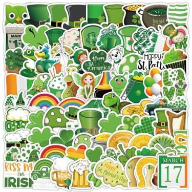 Imagem de Adesivos 100 unidades/lote Papas Day Plant Animal Vinil à prova d'água