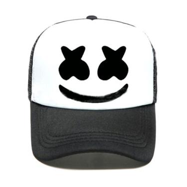 Imagem de Boné de beisebol Smileys Faces Anime Snapback Hat Poliéster - yiweisai