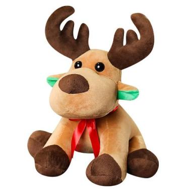 Imagem de Boneca de brinquedo de pelúcia Christmas Elk 25 cm para crianças - yiw