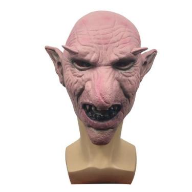 Imagem de Máscara Goblin Big Nose Latex para fantasia de carnaval de Halloween -