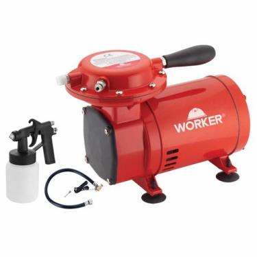 Imagem de Compressor de Ar Direto 2.8Bar com Kit Pintura Bivolt Worker