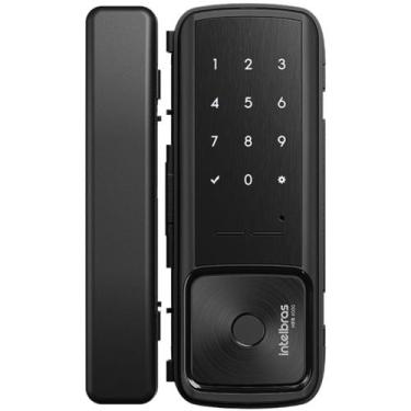 Imagem de Fechadura Digital Smart para Porta de Vidro Sobrepor Biometria Senha e