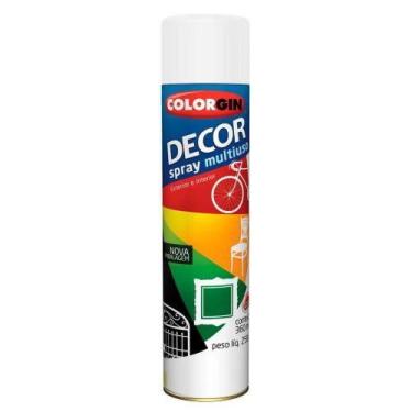 Imagem de Spray Colorgin Decor Multiuso Branco Fosco 360ml - Resina Acrílica - U
