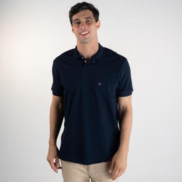 Imagem de Camisa Polo Acostamento Texturizada Azul Marinho-Masculino