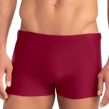 Imagem de Sunga Boxer Lisa Vivo Lateral - Mash, Vermelho, M