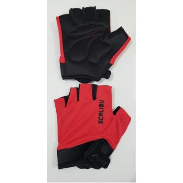 Imagem de Luva Bike Cycle Lycra Scalibu, Vermelho, G