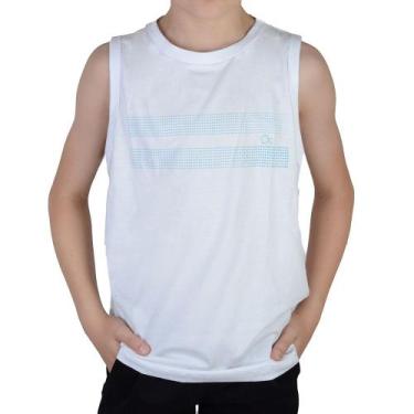 Imagem de Regata Juvenil Masculina Ogochi Concept Estampada Branca, 18, Branco