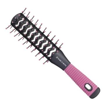Imagem de Escova De Cabelo Vazada 2 Em 1 Seca E Modela Marco Boni, Rosa