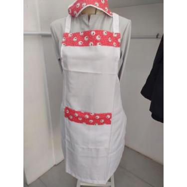 Imagem de Kit avental e touca - Uniformes princesa , azuleacuro