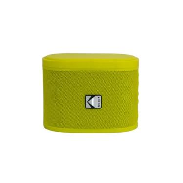 Imagem de KODAK Alto-falante Bluetooth pequeno SOUNDBRIX com som estéreo HD de 360° e mini alto-falantes amarelos graves robustos, IP64, resistentes à água, alto-falantes portáteis para chuveiro, carro, viagem